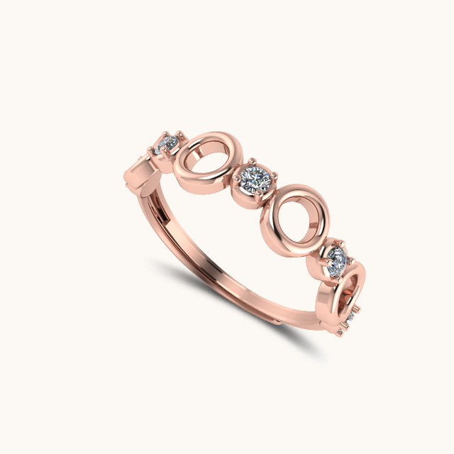 Janki Eternity Circle Ring (Adjustable Size)