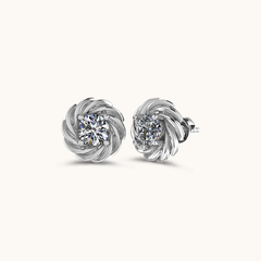 Royal Indian Solitaire Earrings
