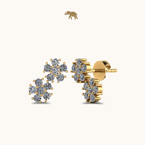 Double Flower Earrings