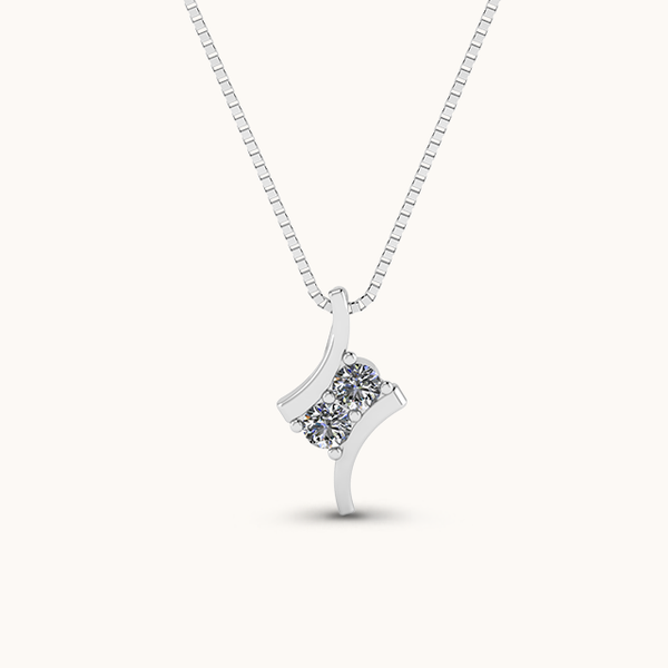 Opulent Diamond Zirconia Necklace