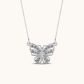 Winged Solitaire Necklace