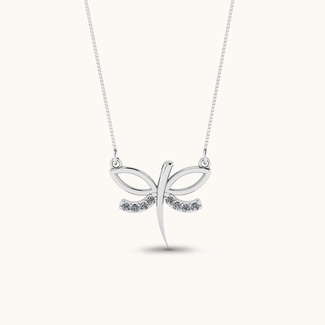 Solitaire Buzz Necklace