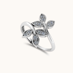 Janki Leaf Ring (Adjustable Size)