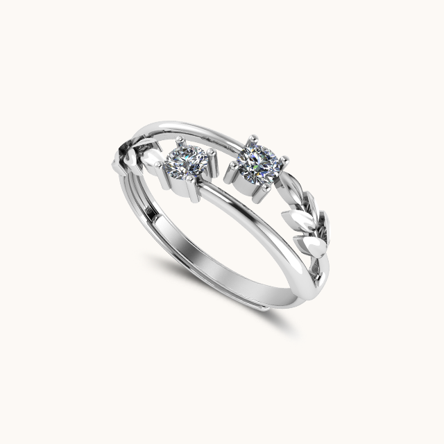 Janki Bloom Ring (Adjustable Size)