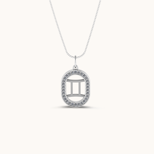 Gemini Bling Necklace