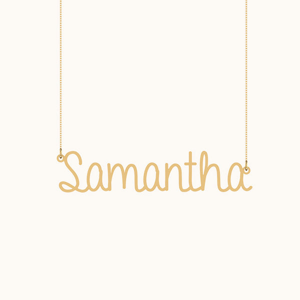 personalized Name Necklace high quality 925 silver 