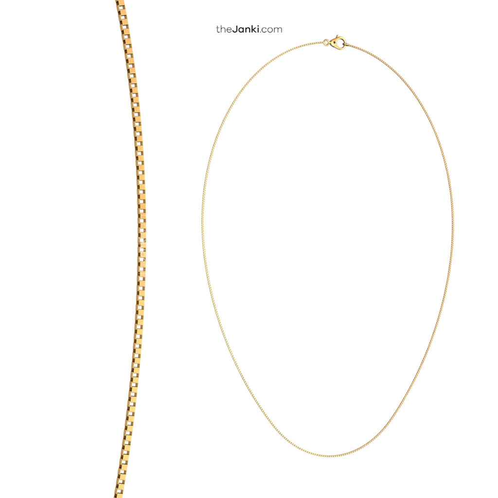 Pure 925 Silver Waterproof gold plated chains for daily use