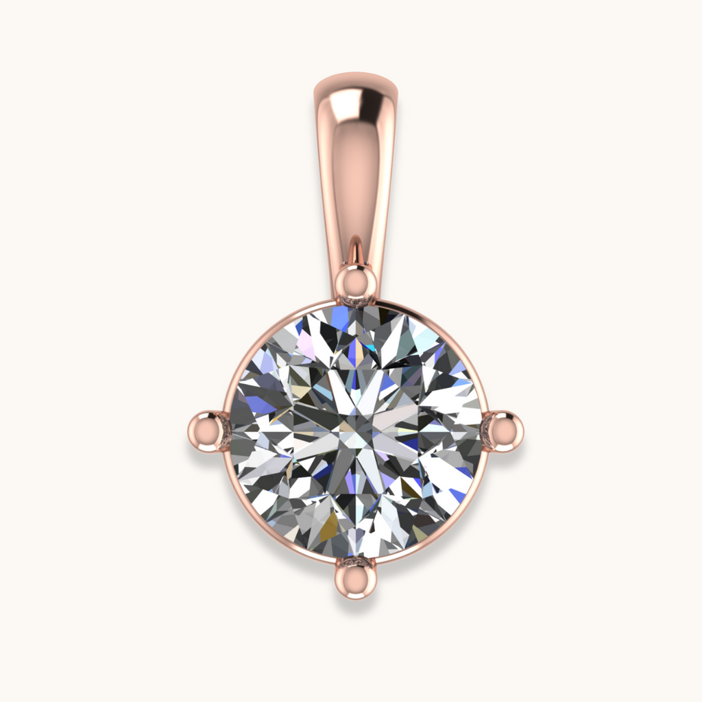 1ct Solitaire Necklace