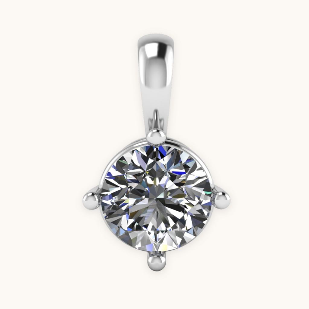 1ct Solitaire Necklace