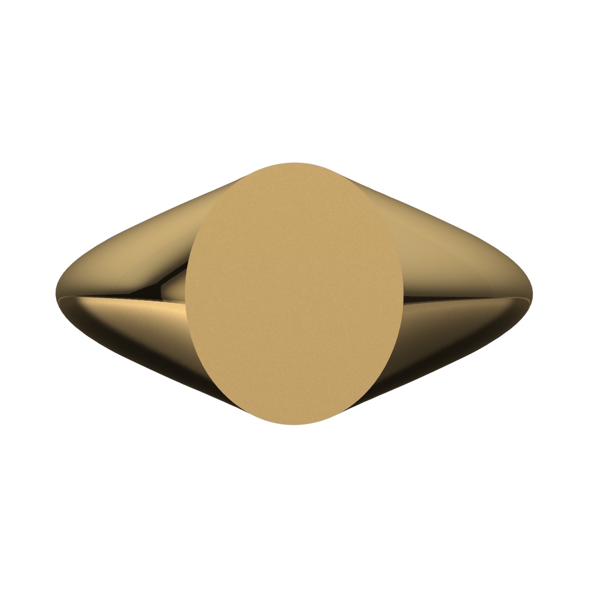Oval Signet Ring Adjustable Size