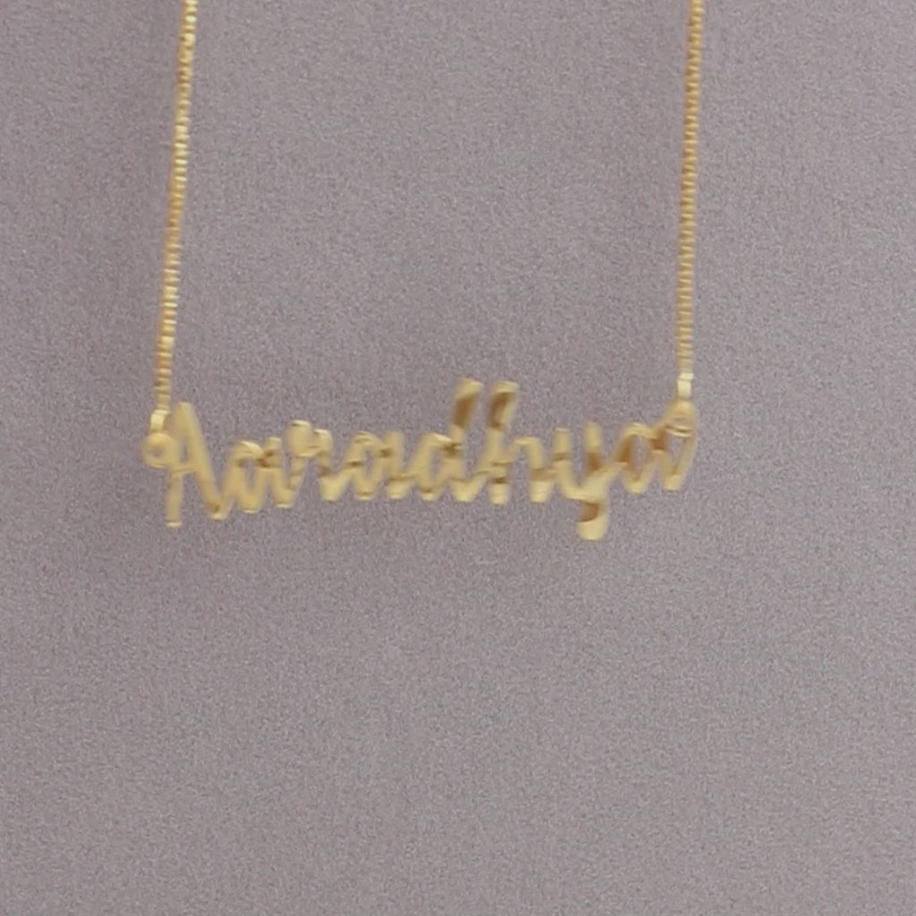 Dazzling Nova Name Necklace