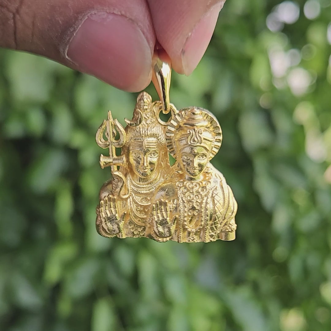 Shri Shiv Parvati Pendant