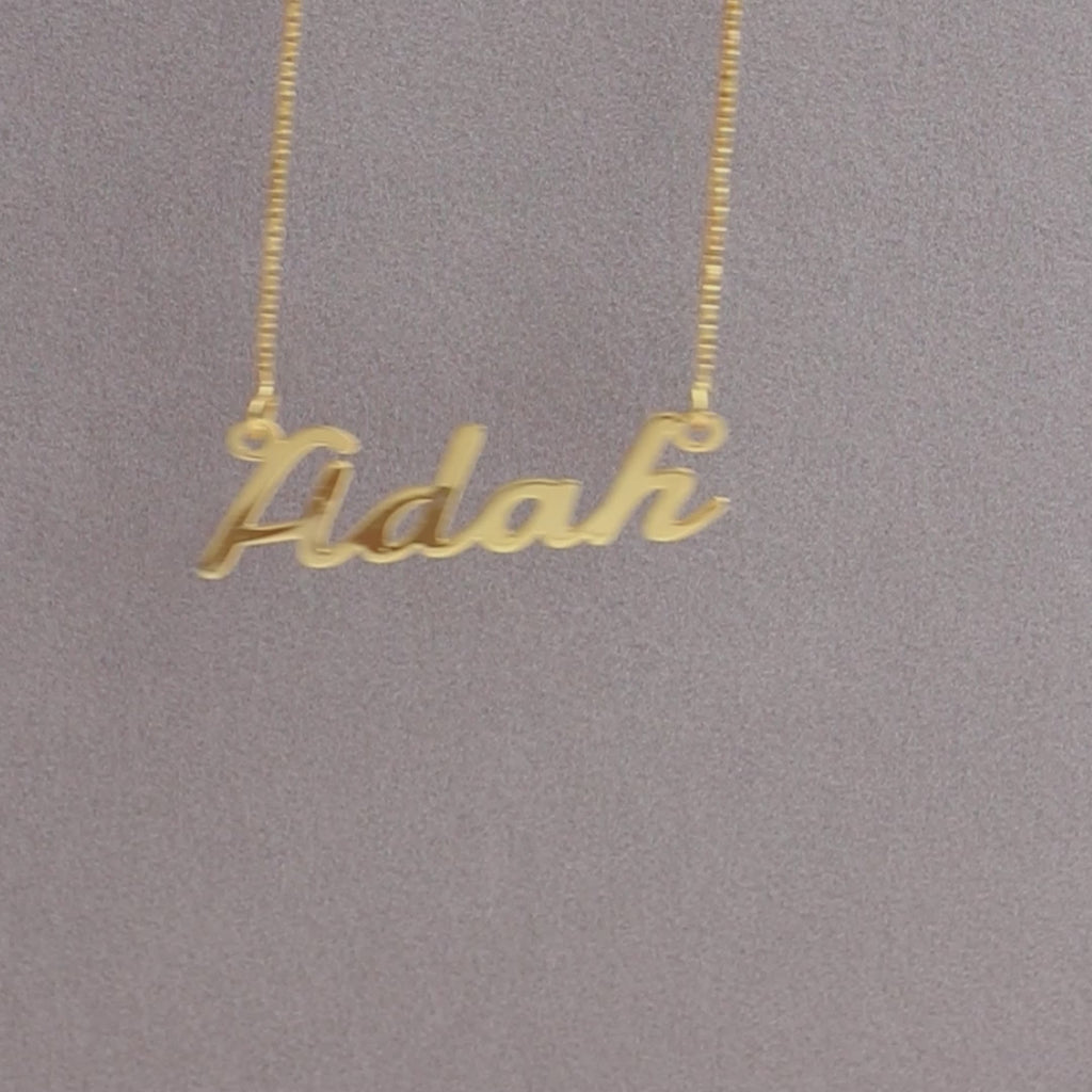 Custom Radiance Name Necklace