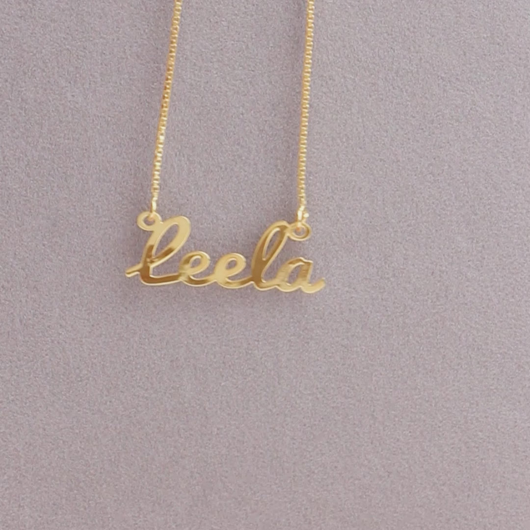 Signature Petals Name Necklace