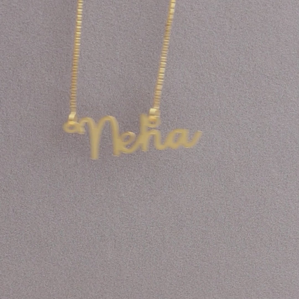 Prestige Glam Name Necklace