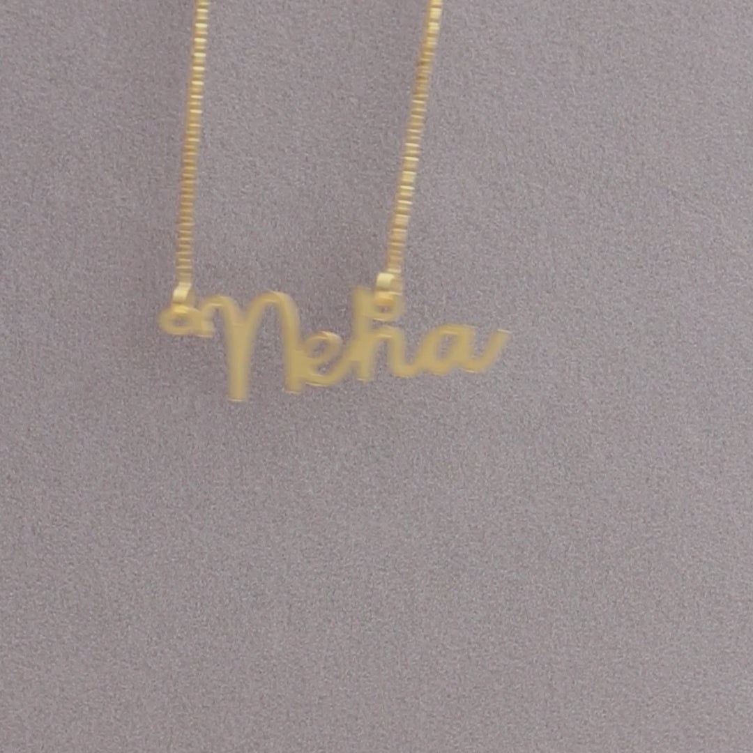 Prestige Glam Name Necklace