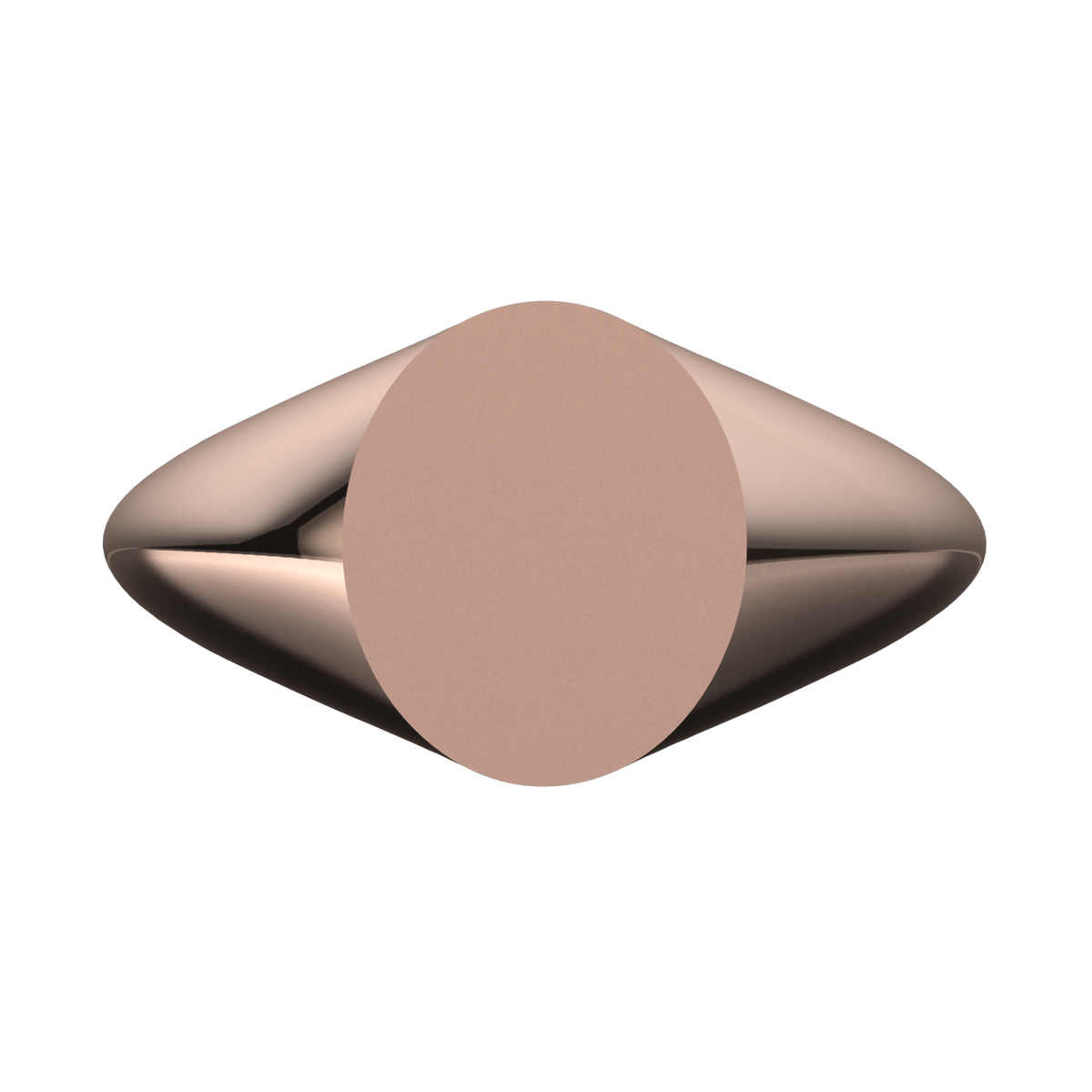 Oval Signet Ring Adjustable Size