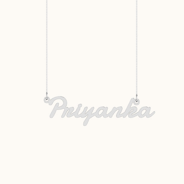 Custom Radiance Name Necklace