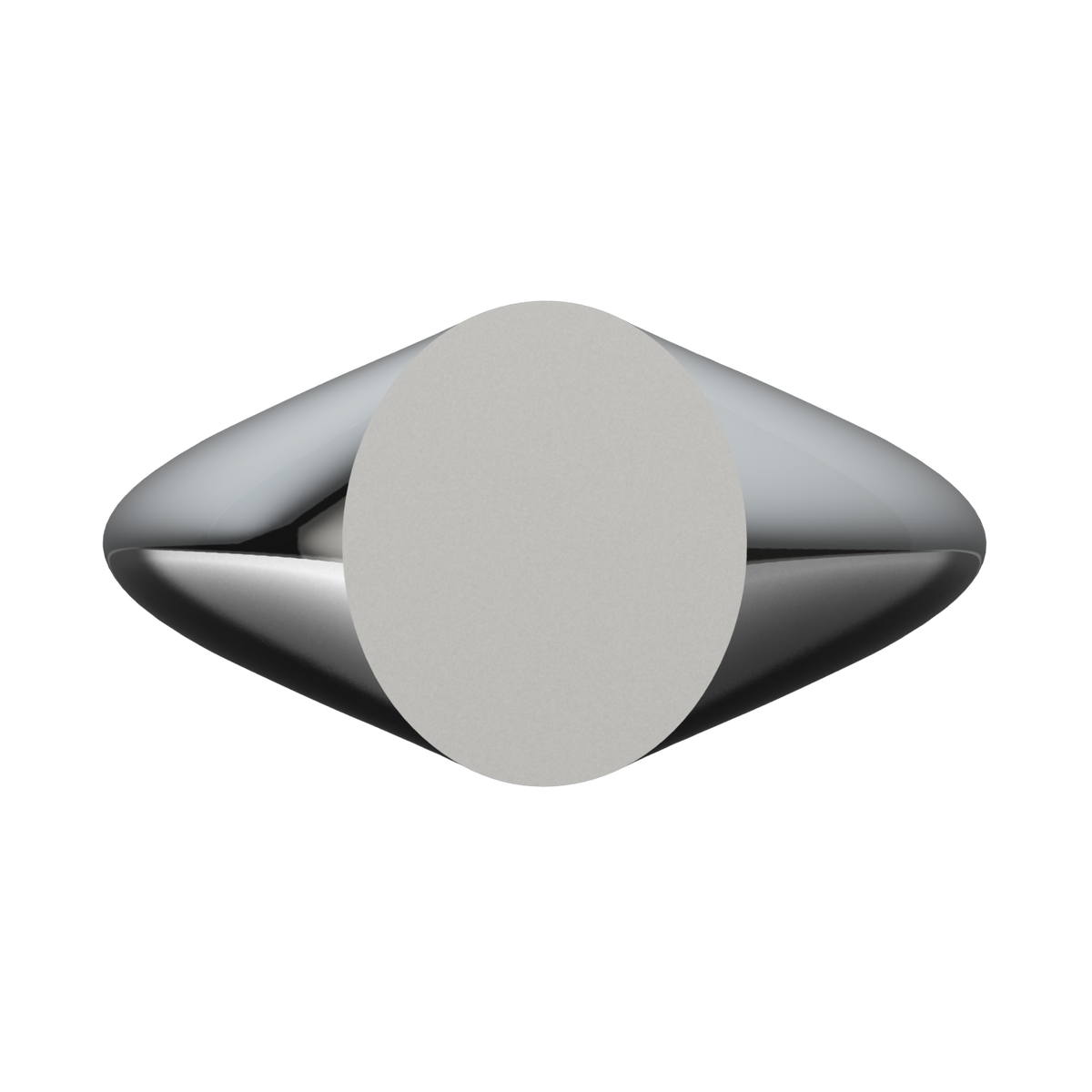 Oval Signet Ring Adjustable Size