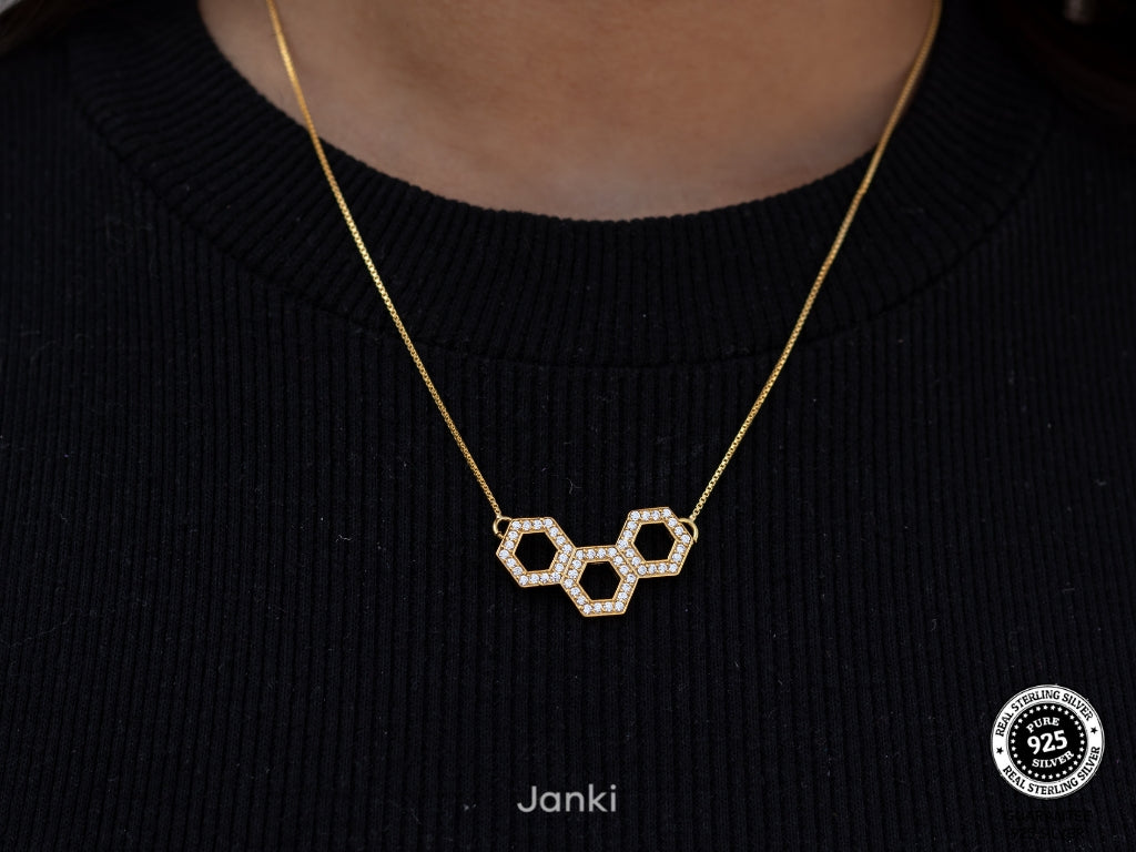 Modern Hexa Necklace