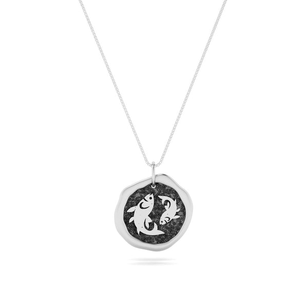 Two Fishes Seal Necklace